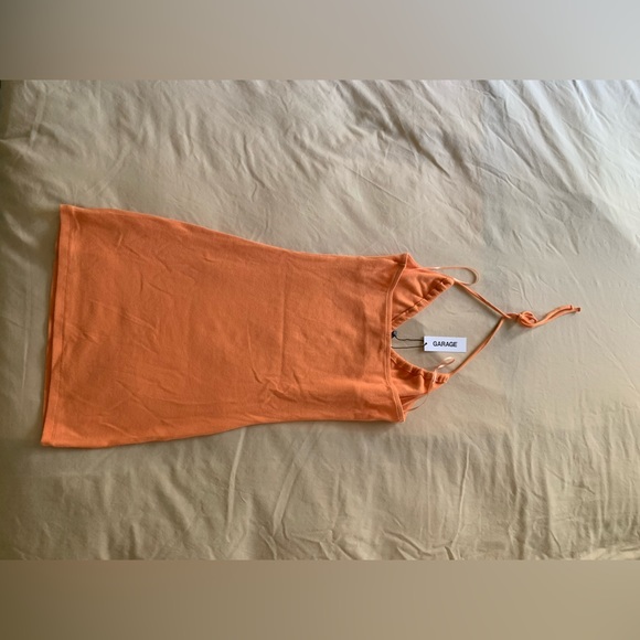 Orange Harlow Bodycon Halter Dress - Picture 6 of 6